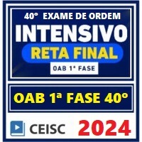 XL Exame da OAB (40) – 1ª fase – Acesso Total [2024] CS - Rei dos Concursos
